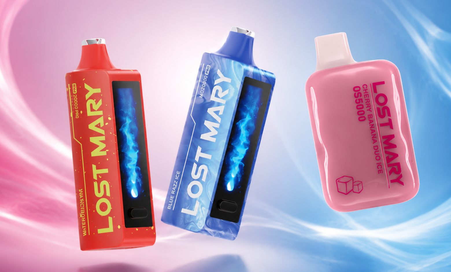 Fruit-and-ice Lost Mary vape flavors