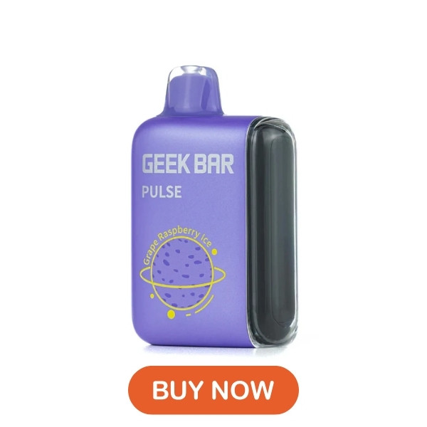 Grape Raspberry Ice Geek Bar Pulse Disposable Vape