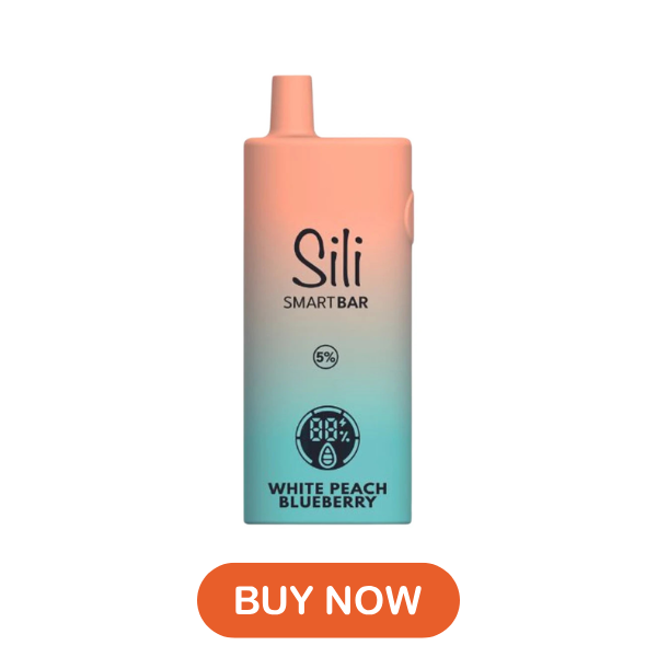 White Peach Blueberry Sili Vape